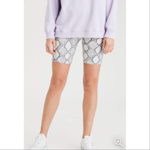 American Eagle Outfitters Pants - American Eagle Snake Print Bike Shorts